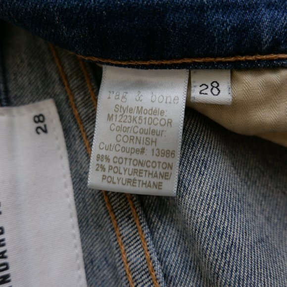 Rag and Bone Standard Issue Fit 2 Slim Leg Jeans - Picture 9 of 16